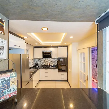 Stylish Duplex With Garden And Gazebo In The Heart Of Muratpasa, Appartement